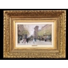 Galien Laloue Eugène French Painting 20th Century View Of Paris Animation Boulevard St Denis Gouache signée ||||||||