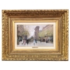 Galien Laloue Eugène French Painting 20th Century View Of Paris Animation Boulevard St Denis Gouache signée Galien Laloue Eugène French Painting 20th Century View Of Paris Animation Boulevard St Denis Gouache signée