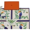 HERMÈS Paris, Les TOUCANS - 4 SETS DE TABLE ET 4 SERVIETTES HERMÈS Paris, Les TOUCANS - 4 SETS DE TABLE ET 4 SERVIETTES