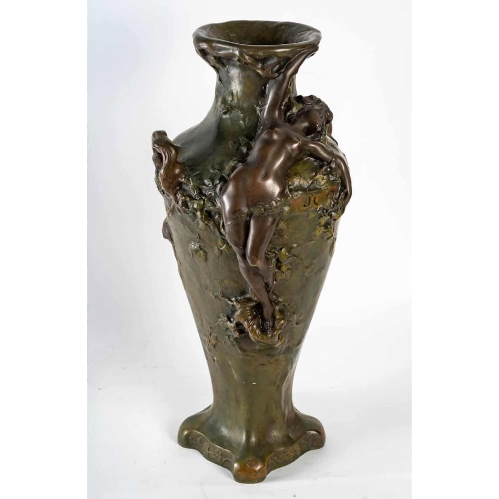 Vase en bronze à double patine, 1900 Vase en bronze à double patine, 1900