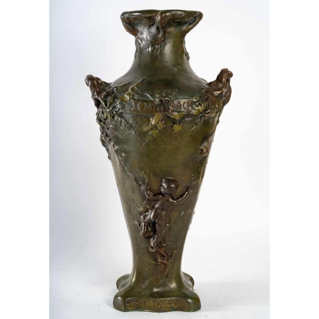 Vase en bronze à double patine, 1900 Vase en bronze à double patine, 1900