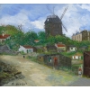 Elisée MACLET Tableau Français 20ème siècle Paris Montmartre Moulin de La Galette Le maquis Huile Signée Elisée MACLET Tableau Français 20ème siècle Paris Montmartre Moulin de La Galette Le maquis Huile Signée