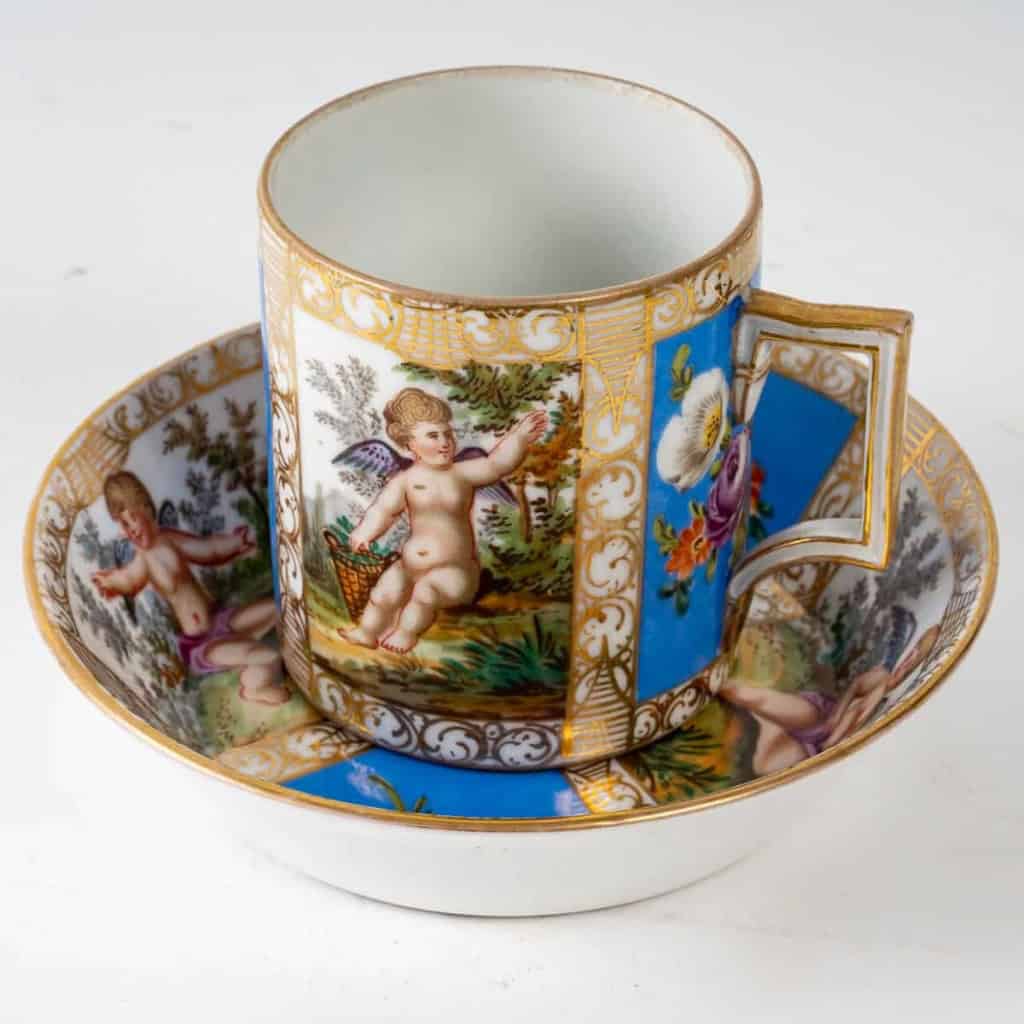 Grande tasse litron, Vienne XIXème siècle ||||||||