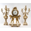 Garniture de cheminée en bronze doré |||||||||||||||||||||