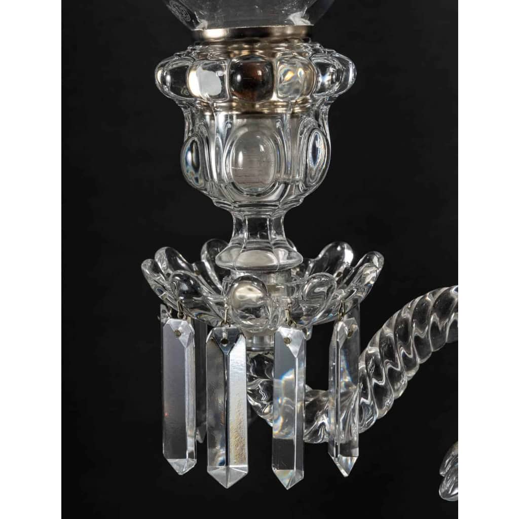 Paire de candélabres Baccarat, XIXème siècle Paire de candélabres Baccarat, XIXème siècle