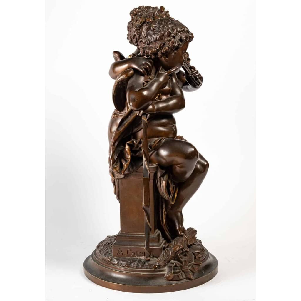 Bronze de A. Carrier, XIXème siècle Bronze de A. Carrier, XIXème siècle