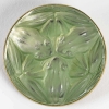 Broche "Grenouille" verre blanc patiné vert de René LALIQUE |||||