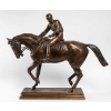 Le jockey et son cheval, bronze signé Isidore Bonheur (1827-1901) ||||||||||