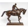 Le jockey et son cheval, bronze signé Isidore Bonheur (1827-1901) Le jockey et son cheval, bronze signé Isidore Bonheur (1827-1901)