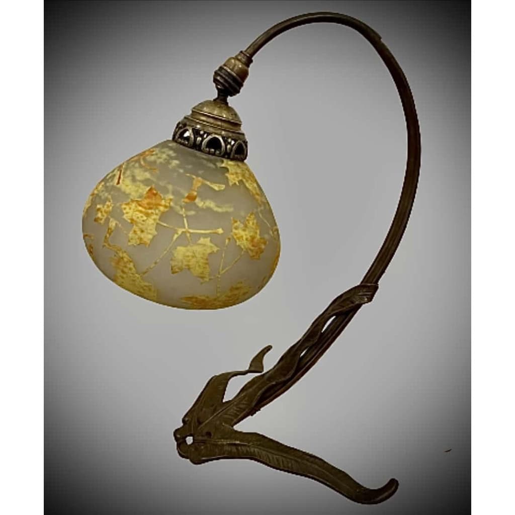 RARE LAMPE DE DAUM ET MAJORELLE |||||||