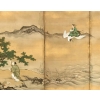 Paravent Japonais à 6 panneaux par Kano Tanshin (1653-1718) Paravent Japonais à 6 panneaux par Kano Tanshin (1653-1718)