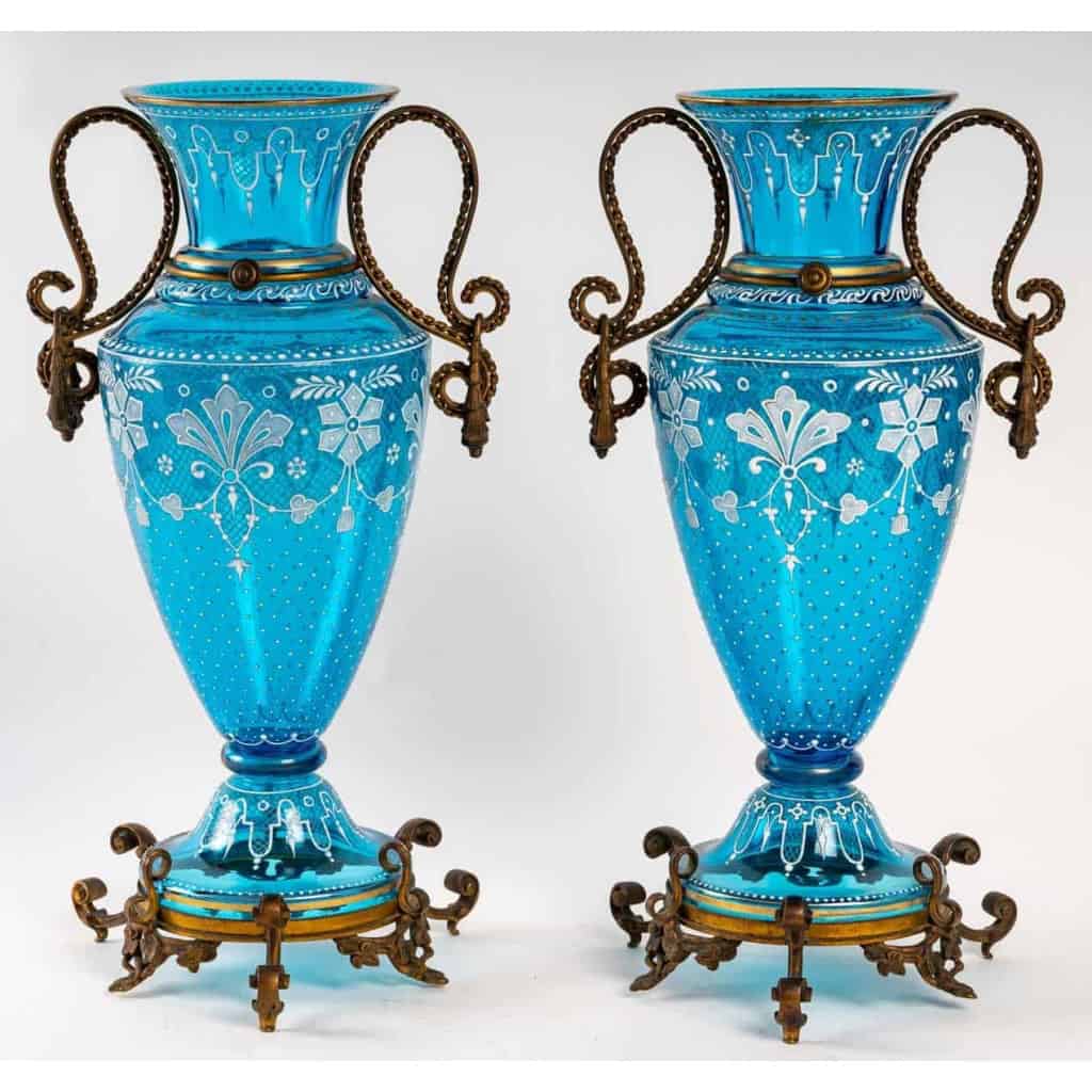 Paire de vases, XIXème siècle Paire de vases, XIXème siècle