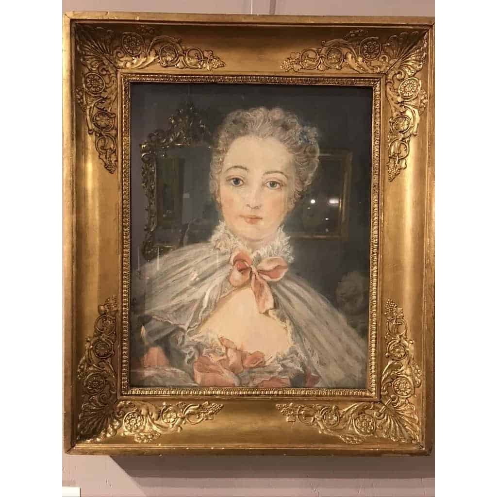 Pastel Figurant Madame de Pompadour |||||