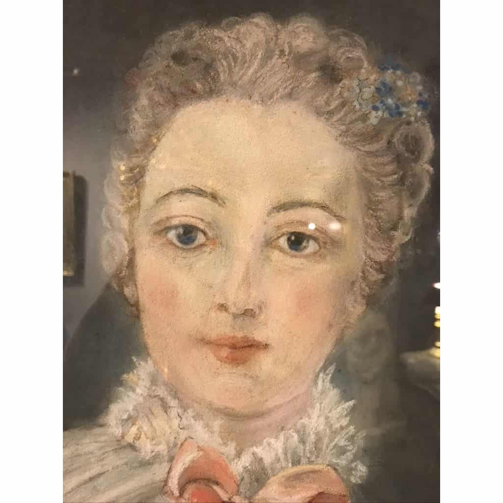 Pastel Figurant Madame de Pompadour Pastel Figurant Madame de Pompadour