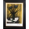 Buffet Bernard Les Fleurs D’artichaut Lithographie Couleurs Justifiée |||||