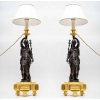 Paire de lampes, Circa 1870. |||||||||||||