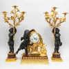 Garniture De Cheminée Napoléon III, Circa 1870 |||||||||||||