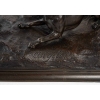 Étalon et chien, Sculpture en bronze signée Pierre Lenordez, XIXème siècle Étalon et chien, Sculpture en bronze signée Pierre Lenordez, XIXème siècle