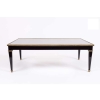 1950/70 Gerard MILLE Pour Maison Jansen Table Basse Bois Laqué Noir 120 x 80 cm ||||||||||