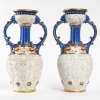 Paire de vases de Jacob Petit, XIXème siècle ||||||||||