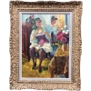 Louis BERTHOMME St ANDRE Coquetterie Huile sur toile signée |||||||