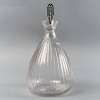 Carafe "Marie Brizard" verre blanc émaillé noir de René LALIQUE |||||