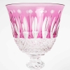 Suite de 12 verres "Roemer Tommy" cristal de couleur de SAINT LOUIS Suite de 12 verres "Roemer Tommy" cristal de couleur de SAINT LOUIS