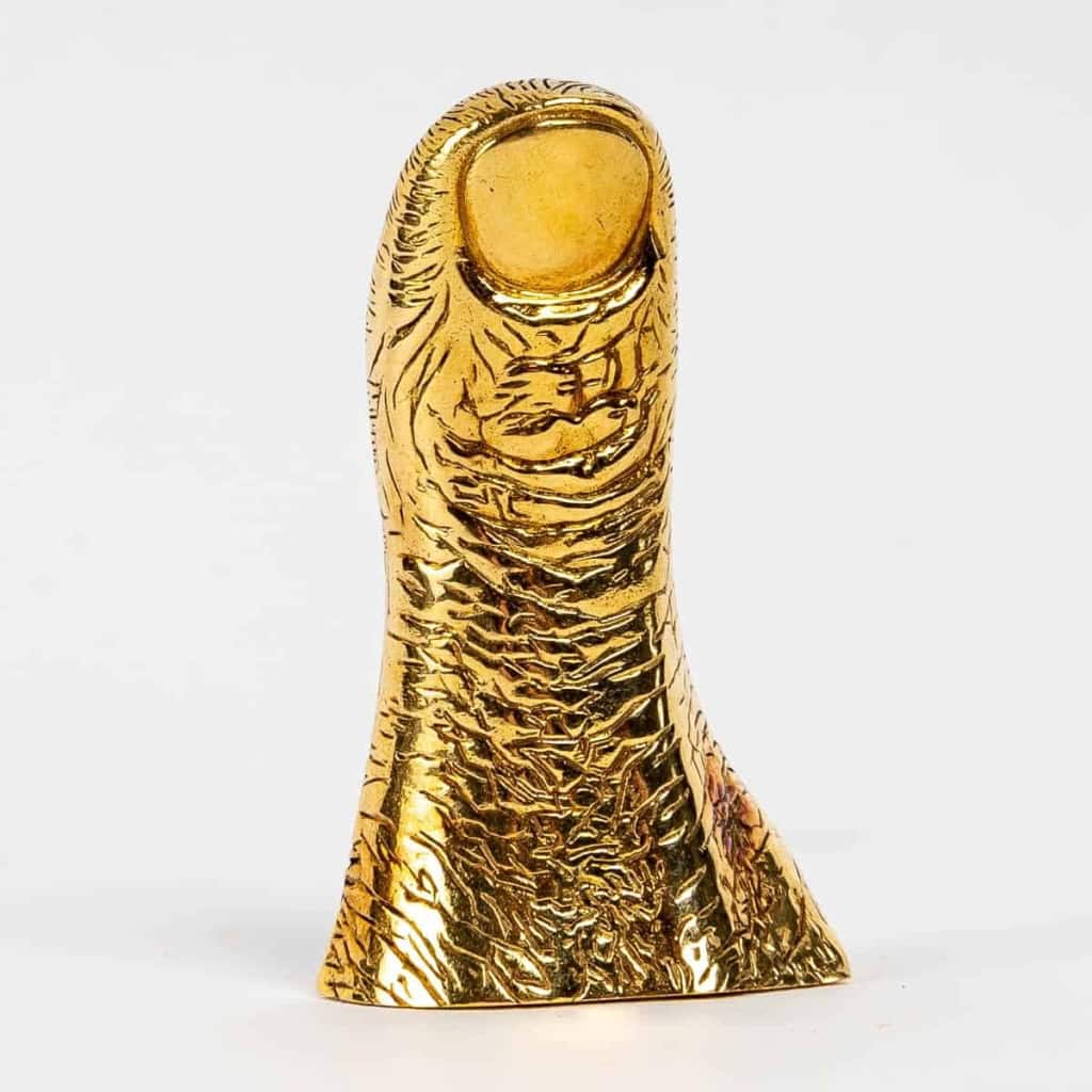 CESAR - Pouce, bronche en or massif 18 carats |||||||