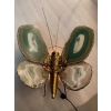 1970’Applique Papillon en Bronze ou Laiton, Duval Brasseur Ou Isabelle Faure, 1 Ampoule, Ailes d’Agate : 30 X Hauteur 38 1970’Applique Papillon en Bronze ou Laiton, Duval Brasseur Ou Isabelle Faure, 1 Ampoule, Ailes d’Agate : 30 X Hauteur 38