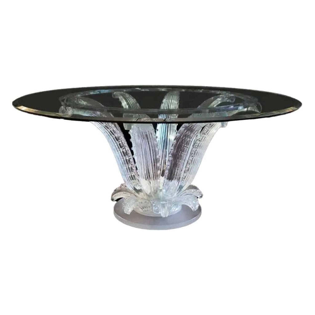 Cristal Lalique Table "CACTUS" |||||||||||||