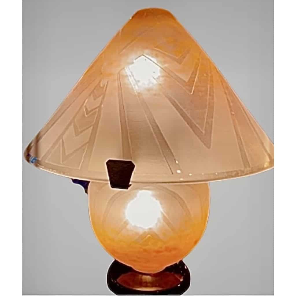 LE VERRE FRANÇAIS LAMPE ART DECO LE VERRE FRANÇAIS LAMPE ART DECO