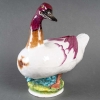 Canard en porcelaine, manufacture de Samson, XIXe siècle |||||||||