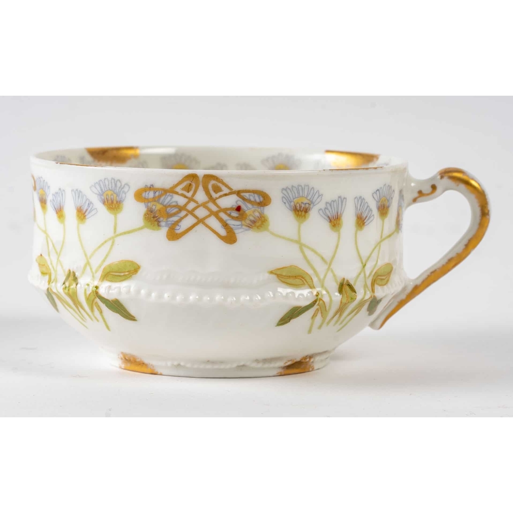 Ensemble de Service à Café et Thé Théodore HAVILAND Limoges en Porcelaine Mousseline - Service pour 12 personnes Ensemble de Service à Café et Thé Théodore HAVILAND Limoges en Porcelaine Mousseline - Service pour 12 personnes