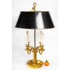 Grande Lampe Bouillotte en bronze doré Louis XVI. Circa 1920. ||||||