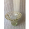 1970′ Vase de Murano Avec Bulles et Inclusions d’Or, Cristal Vert Opalescent , Signé Murano Toso 1970′ Vase de Murano Avec Bulles et Inclusions d’Or, Cristal Vert Opalescent , Signé Murano Toso