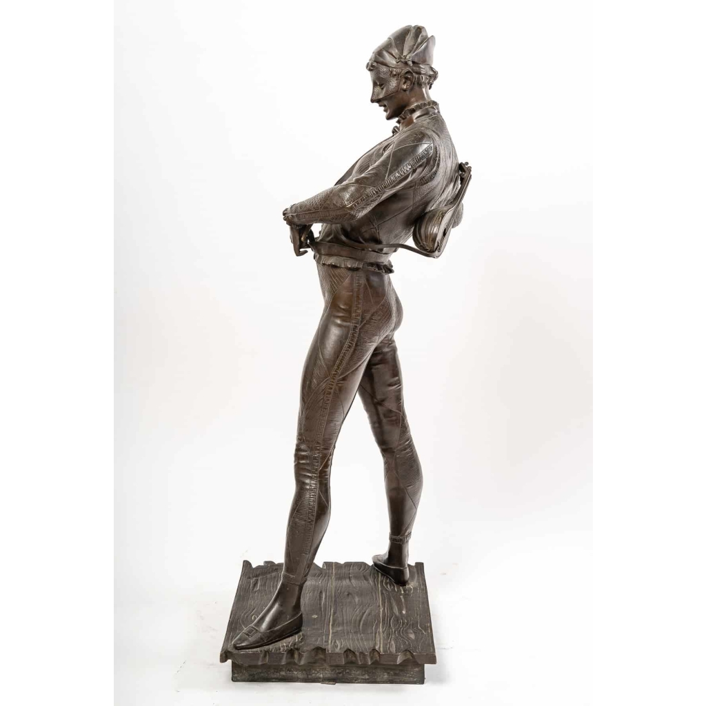 Bronze "L'arlequin", XIXème siècle Bronze "L'arlequin", XIXème siècle