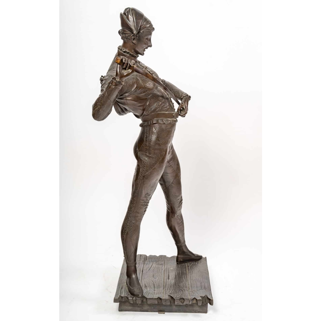 Bronze "L'arlequin", XIXème siècle Bronze "L'arlequin", XIXème siècle