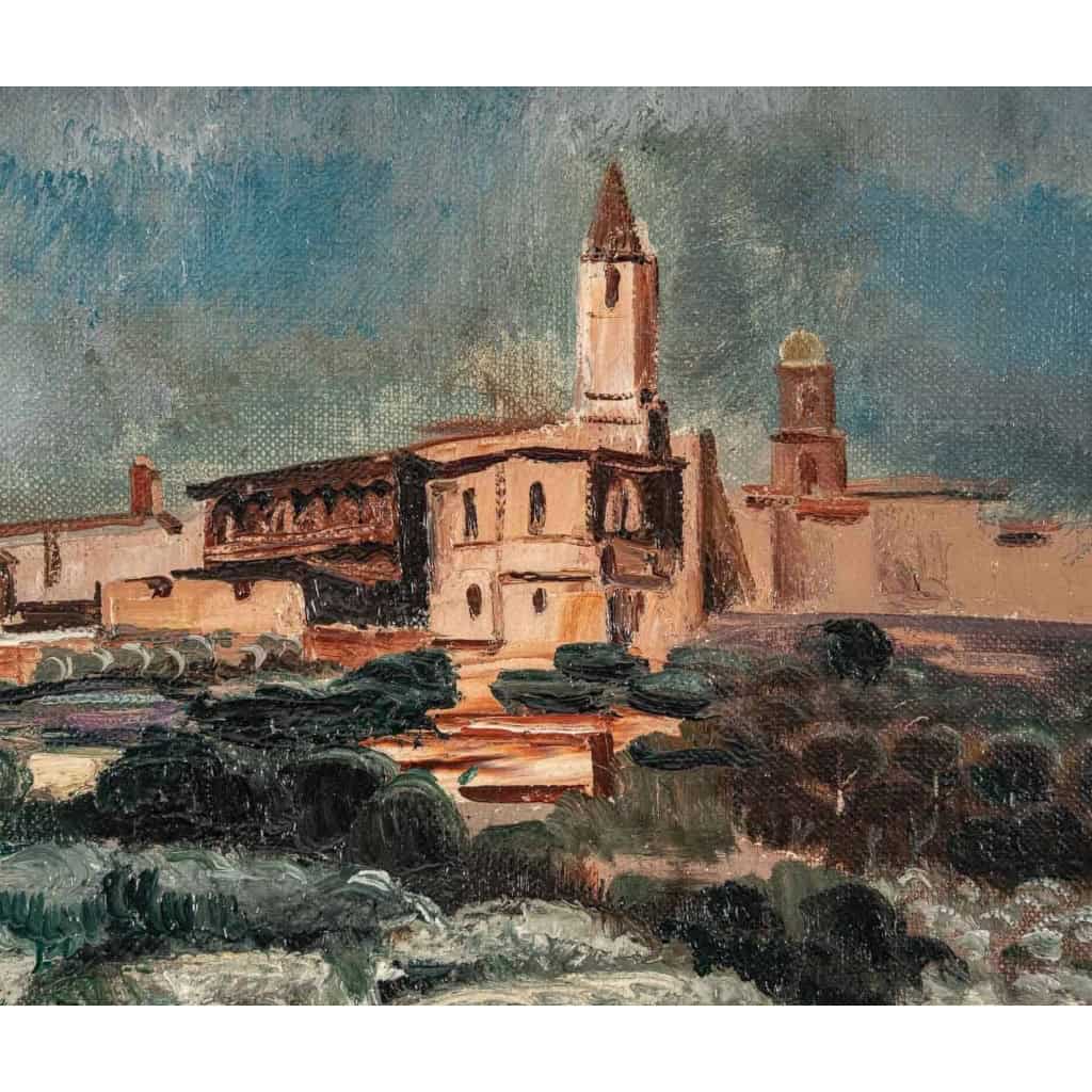 Henry de WAROQUIER (1881-1970). Village en Italie. Henry de WAROQUIER (1881-1970). Village en Italie.