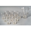 Service "Reims" verre blanc de René LALIQUE - 13 Pièces ||||||