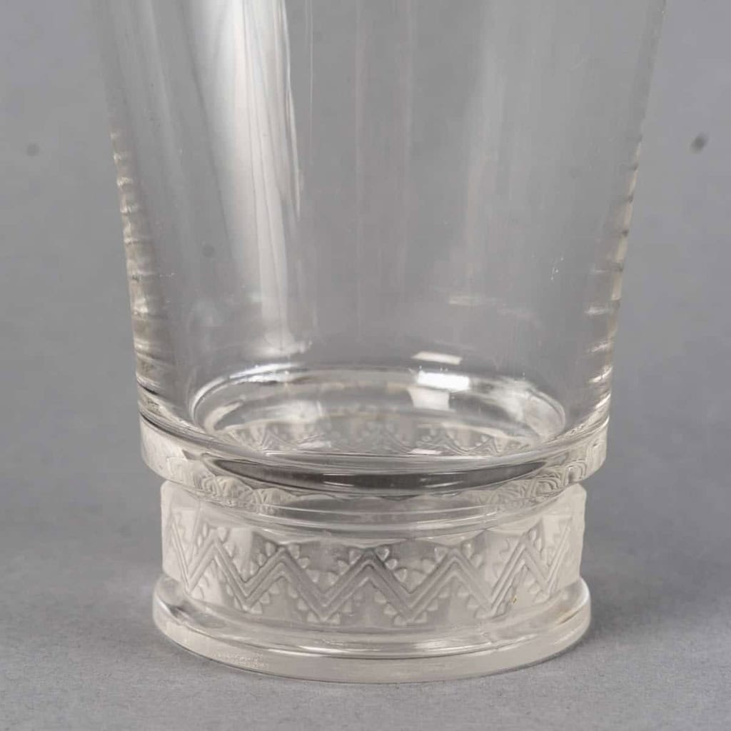 Service "Reims" verre blanc de René LALIQUE - 13 Pièces Service "Reims" verre blanc de René LALIQUE - 13 Pièces