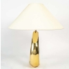 1970 Paire de lampes en laiton massif Pierre Cardin 1970 Paire de lampes en laiton massif Pierre Cardin