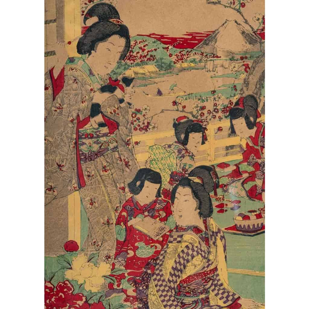 Estampes japonaises, XIXème siècle Estampes japonaises, XIXème siècle