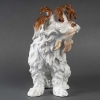 Bologneser Hund ou Chien de Bologne en porcelaine de saxe, manufacture de Meissen, XIXe siècle. Bologneser Hund ou Chien de Bologne en porcelaine de saxe, manufacture de Meissen, XIXe siècle.