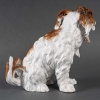 Bologneser Hund ou Chien de Bologne en porcelaine de saxe, manufacture de Meissen, XIXe siècle. Bologneser Hund ou Chien de Bologne en porcelaine de saxe, manufacture de Meissen, XIXe siècle.