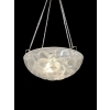 Suspension Plafonnier "Lausanne" verre blanc de René LALIQUE |||||