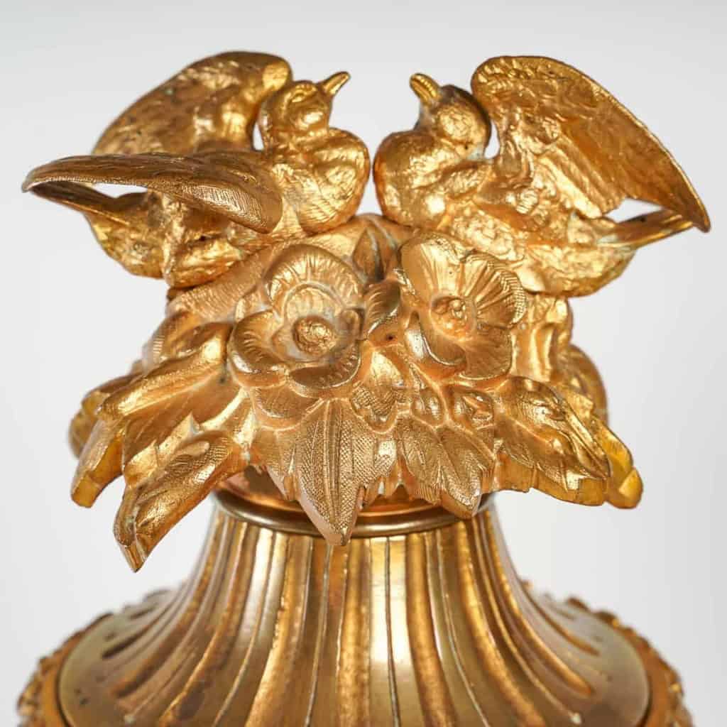 Garniture de cheminée, Napoléon III, XIXème siècle Garniture de cheminée, Napoléon III, XIXème siècle