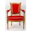 Fauteuils rouges style directoire, Début XXème siècle Fauteuils rouges style directoire, Début XXème siècle