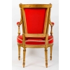 Fauteuils rouges style directoire, Début XXème siècle Fauteuils rouges style directoire, Début XXème siècle