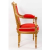 Fauteuils rouges style directoire, Début XXème siècle Fauteuils rouges style directoire, Début XXème siècle