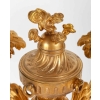 Paire de candélabres en bronze doré, époque Napoléon III, XIXème siècle Paire de candélabres en bronze doré, époque Napoléon III, XIXème siècle